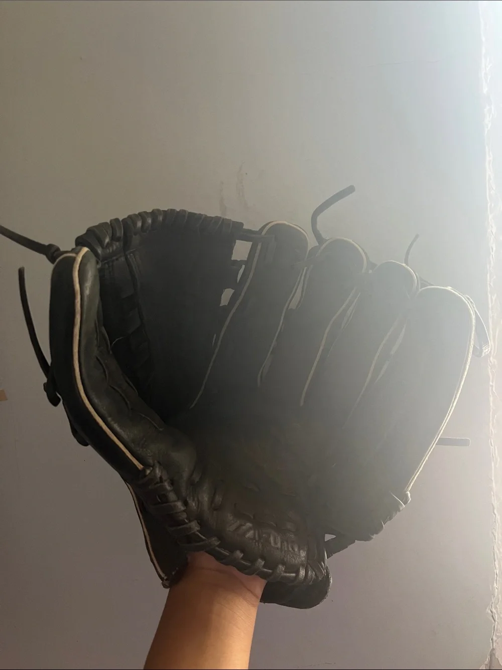 MIZUNO Baseball mitt white AND Black